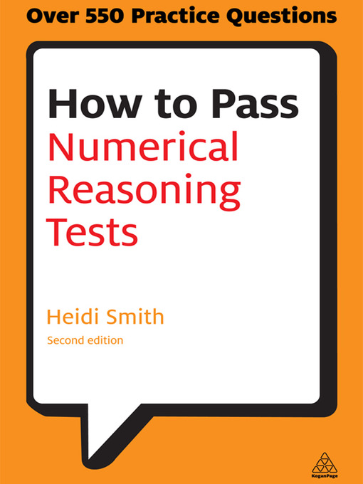 Title details for How to Pass Numerical Reasoning Tests by Heidi Smith - Available